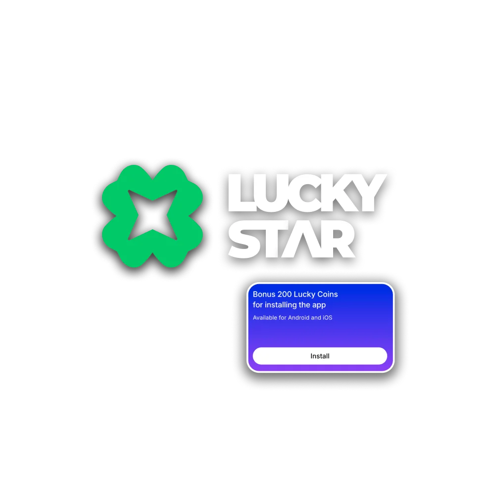Download Lucky Star app for mobile casino fun on the go.