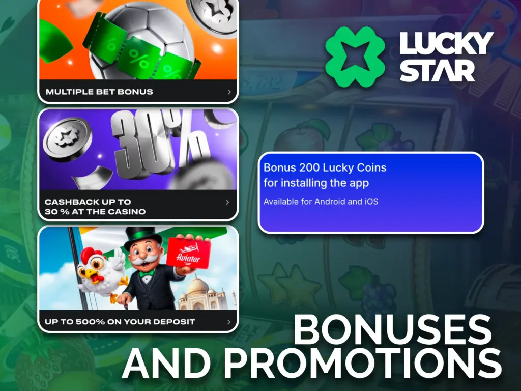 Unlock extra rewards in the Lucky Star app now.