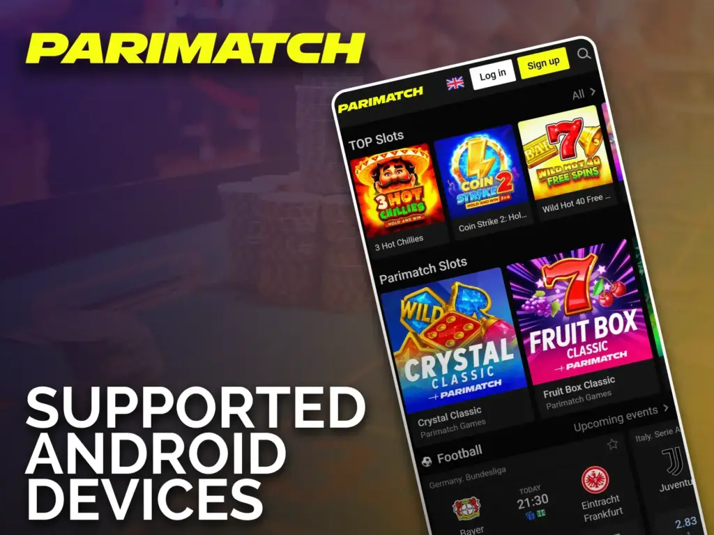 Download the Parimatch app to your Android device.